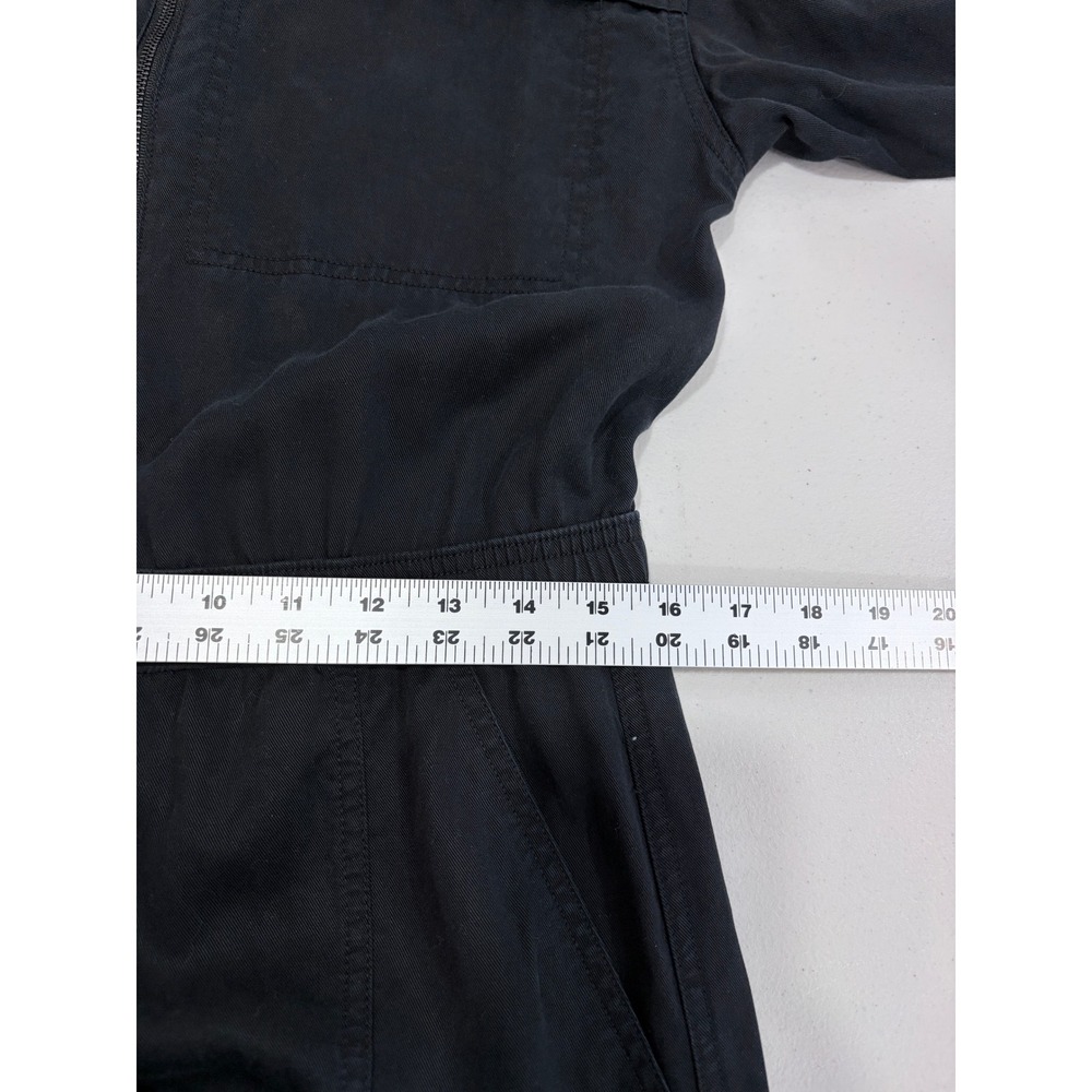 Athleta Summit Cargo Jumpsuit Black Long Sleeve Utility Women's Small - Picture 10 of 13